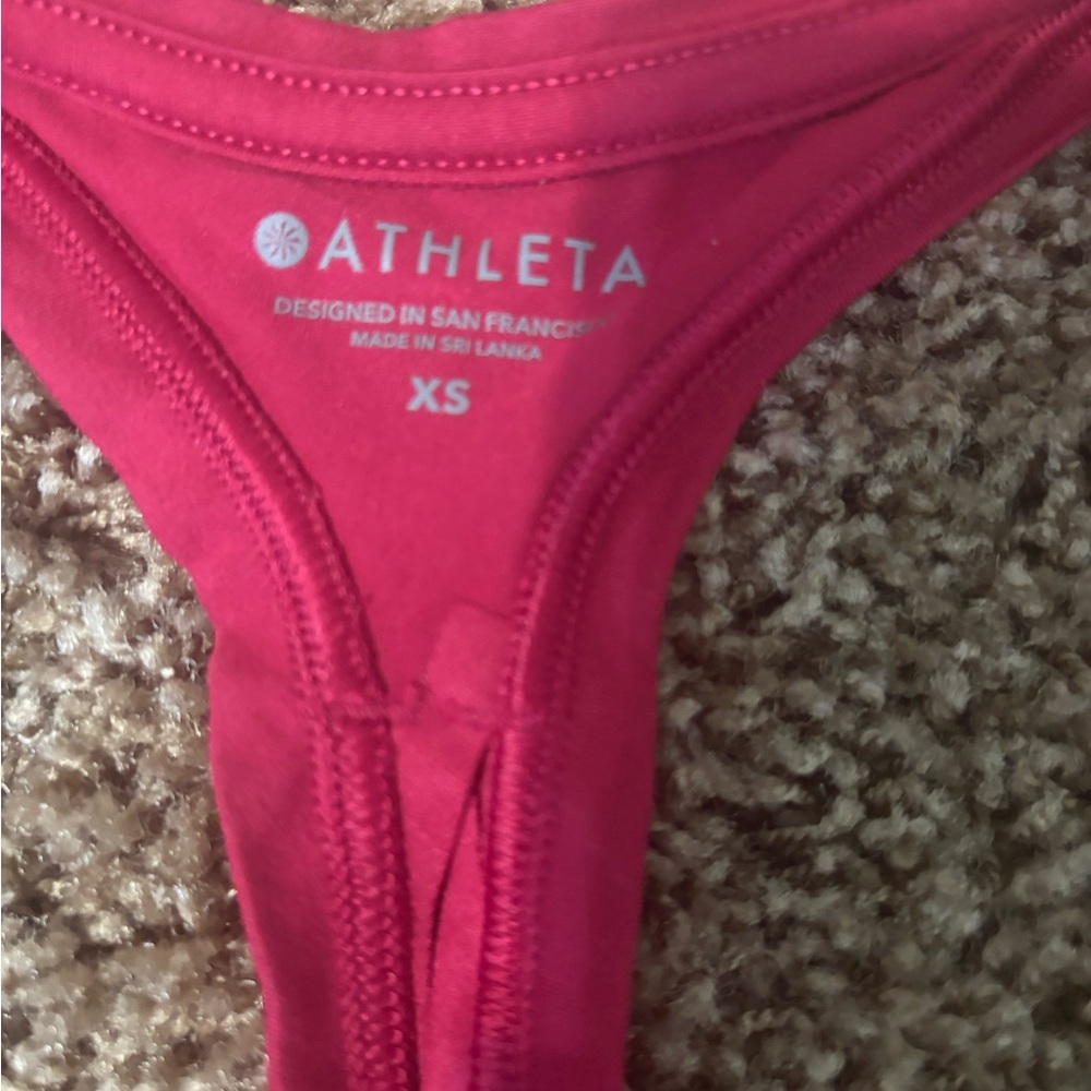 Athleta Racerback Tank Raspberry Size XS - Picture 2 of 7